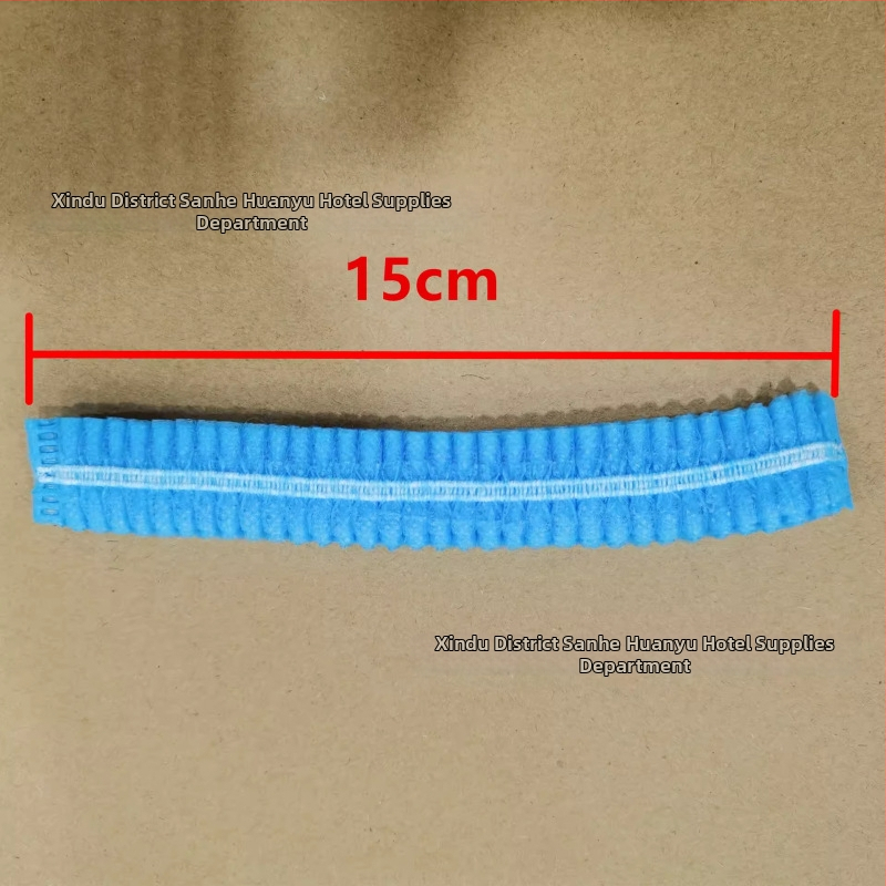 Μιας χρήσης καπέλο μαγειρείου από μη υφαντό ύφασμα, αναπνεύσιμο, υγιεινό, μονόχρωμο, μινιμαλιστικό στυλ