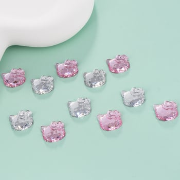 DIY dodaci za nakit, akril, ekološki, ravna baza mačje glave, jesen 2024 izdanje