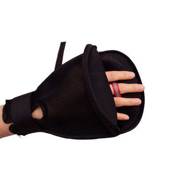 Ribojančios pirštinės su dirželiais, kvėpuojanti rankos imobilizacija, medicininis naudojimas, CE sertifikatas