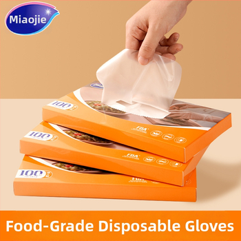 Vienreizējās PE cimdi - biezināti, caurspīdīgi