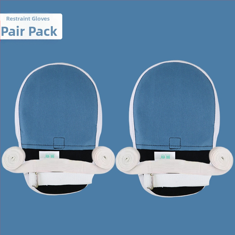 Monitai Rukavice za ograničenje ruke za nepomične starije osobe, elastična mreža, Oxford traka, pjena za smanjenje tlaka, PP pločica protiv ogrebotina