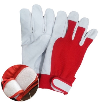 FK márkájú disznóbőr munkakesztyűk kertészeti metszéshez és hegesztéshez, légáteresztő, kopásálló