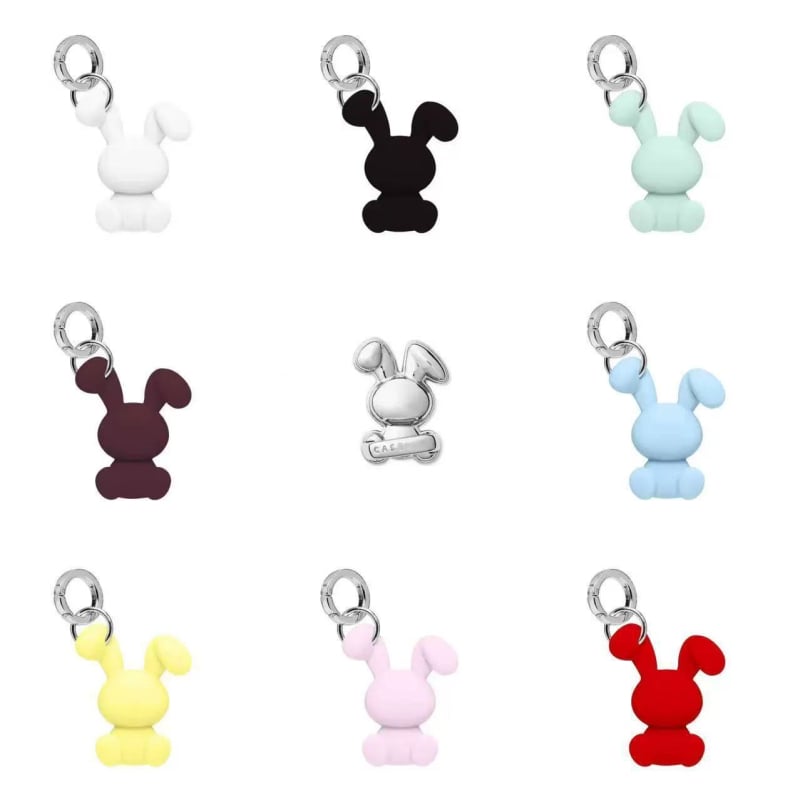 Case силиконова висулка за телефон с форма на зайче, ръчна изработка, декоративен аксесоар