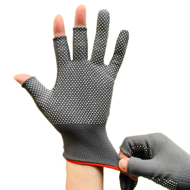 Neklizajuće rukavice za ribolov, troprstni dizajn, prozračne i otporne, duljina 5–30 cm