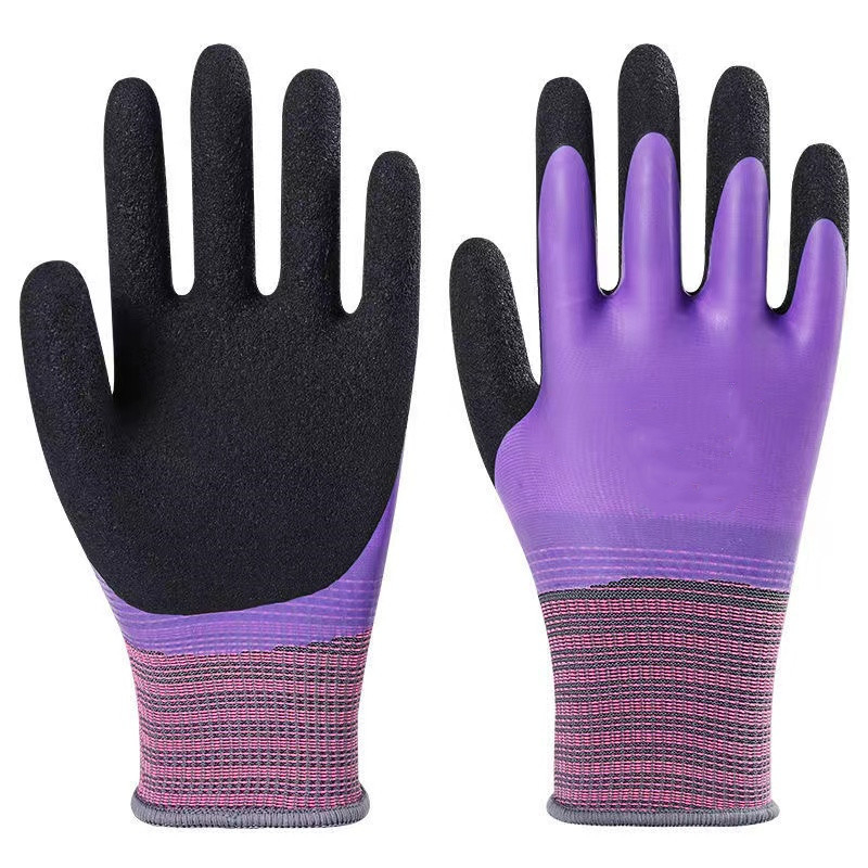 Radne rukavice – otporne na habanje, protuklizne, vodootporne; dvostruko latexno premazane rukavice za vrtlarstvo; otporne na probijanje; za vodene poslove