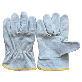 Borjúbőr hegesztőkesztyűk magas hőmérsékletű szigeteléssel, kézvédelem, súly 60