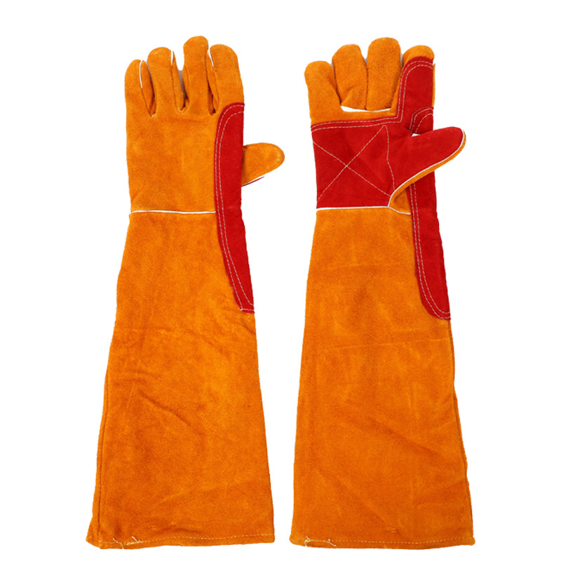 Γάντια προστασίας για κατοικίδια – παχύτερα από βοδινού δέρματος, με επεκτεινόμενο μήκος, προστατεύουν από γρατσουνιές γάτων και δαγκώματα σκύλων (Μάρκα: Times Solid; Υλικό: Βοδινού δέρμα; Λειτουργίες: Προστασία στην εργασία; Πρόληψη δαγκωμάτων ζώων; Βάρος