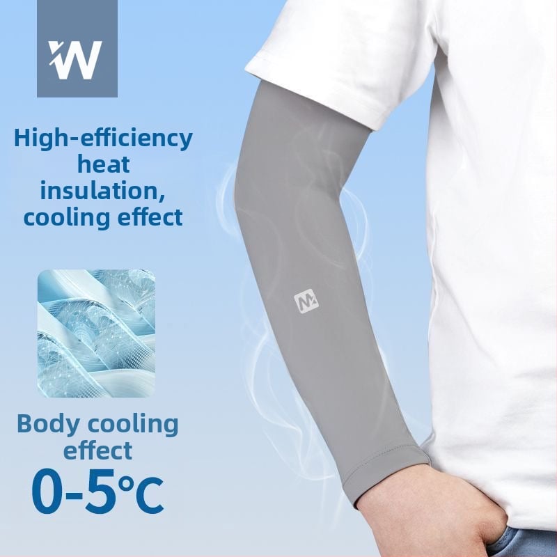 Manșete cu protecție UV Ice Silk – Nylon, Vară 2024, 71–80% material principal, Stil Fresh and Sweet