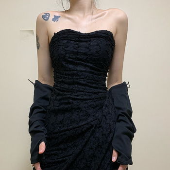 Γάντια με UV προστασία, στυλ Wind Punk, χαλαρή γραμμή, κορδόνι, βαμβάκι 71-80%