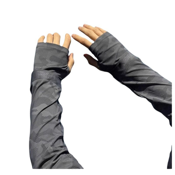 Dviračio rankos užvalkalai iš Ice Silk – kvėpuojantys, UV apsauga, laisvas kirpimas, poliesterio audinys