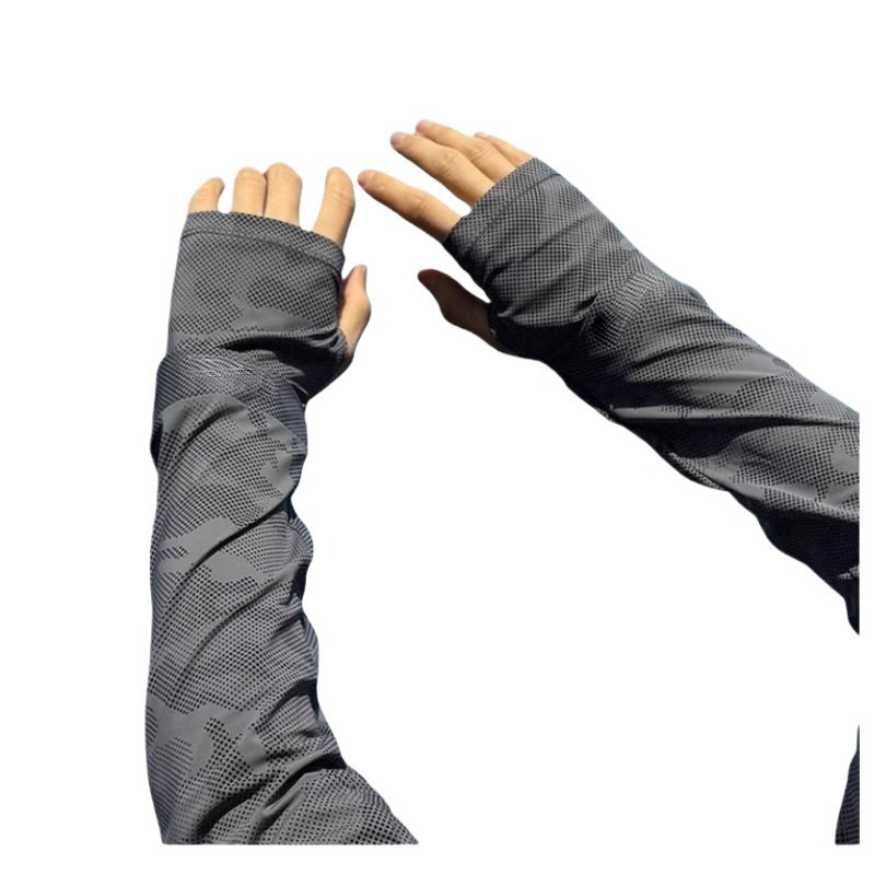 Dviračio rankos užvalkalai iš Ice Silk – kvėpuojantys, UV apsauga, laisvas kirpimas, poliesterio audinys