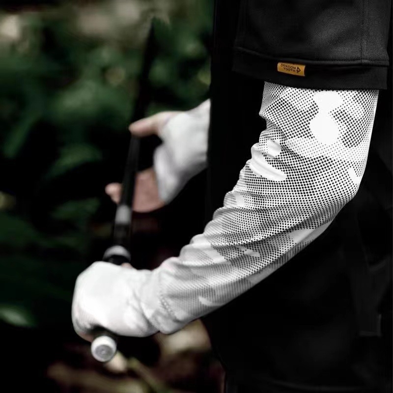 Dviračio rankos užvalkalai iš Ice Silk – kvėpuojantys, UV apsauga, laisvas kirpimas, poliesterio audinys