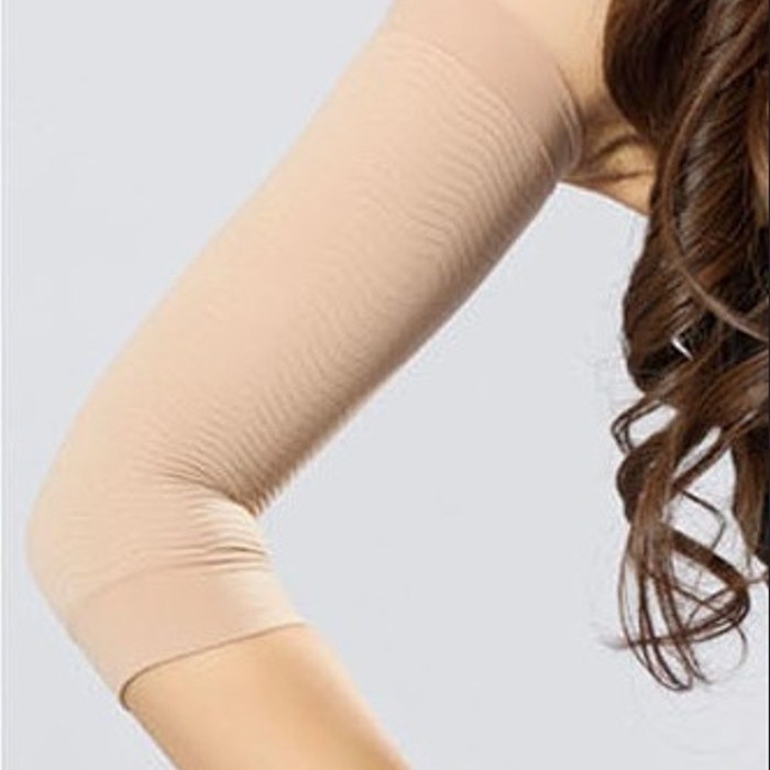 Manșete pentru brațe unisex 420D, modelare, cu fixare elastică, nylon ușor, protecție solară — pentru yoga