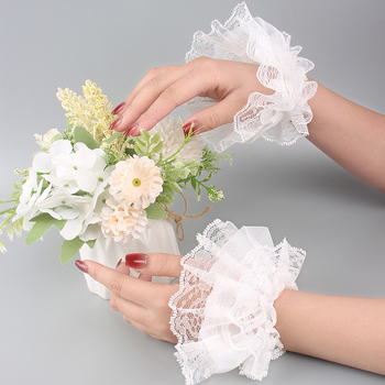 Ženski Lolita rukavi za nadlakt – Višeslojna čipka, Prekrivanje ožiljaka, Za plesne nastupe, Za sve sezone
