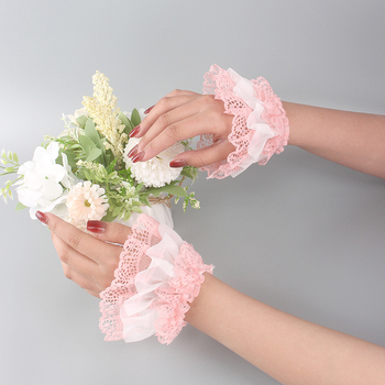 Ženski Lolita rukavi za nadlakt – Višeslojna čipka, Prekrivanje ožiljaka, Za plesne nastupe, Za sve sezone