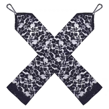 Duge vjenčane rukavice s polu prstom, prozračne, 100% Spandex