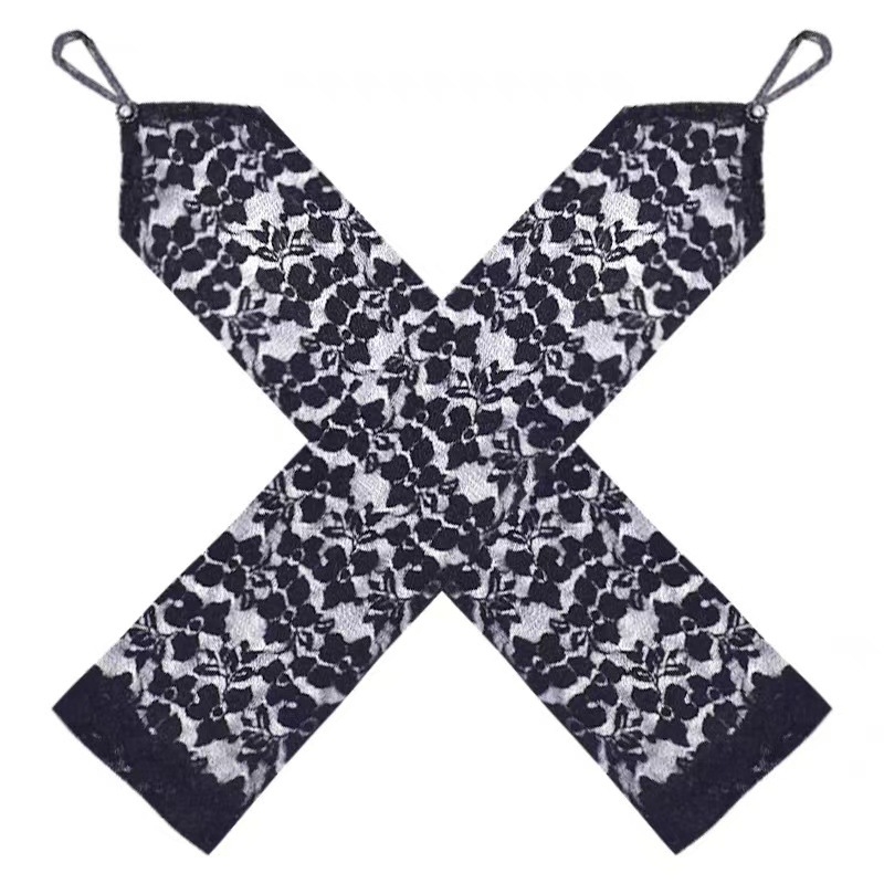 Duge vjenčane rukavice s polu prstom, prozračne, 100% Spandex