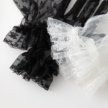 Čipkaste vjenčane rukavice — elegantne ženske rukavice za vjenčanje, zaštita od sunca, poliester, rukavice s prstima, sve sezone