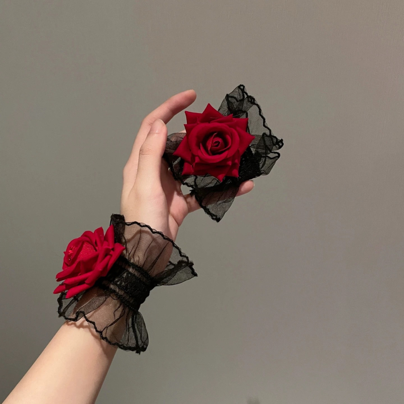 Čipkasti ukras za zapešće s motivom cvijeta — ženski dodatak u stilu Ins