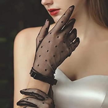Čipkaste rukavice za žene, A Little Firefly, kratki kroj, poslovni stil, dekorativni dodatak