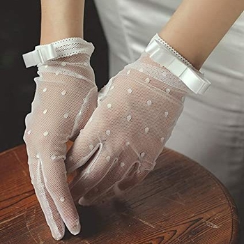 Čipkaste rukavice za žene, A Little Firefly, kratki kroj, poslovni stil, dekorativni dodatak