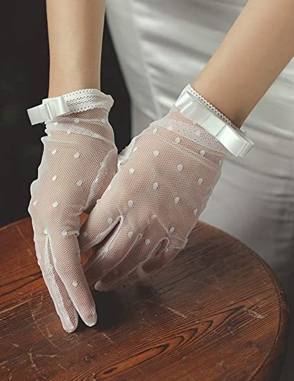 Čipkaste rukavice za žene, A Little Firefly, kratki kroj, poslovni stil, dekorativni dodatak
