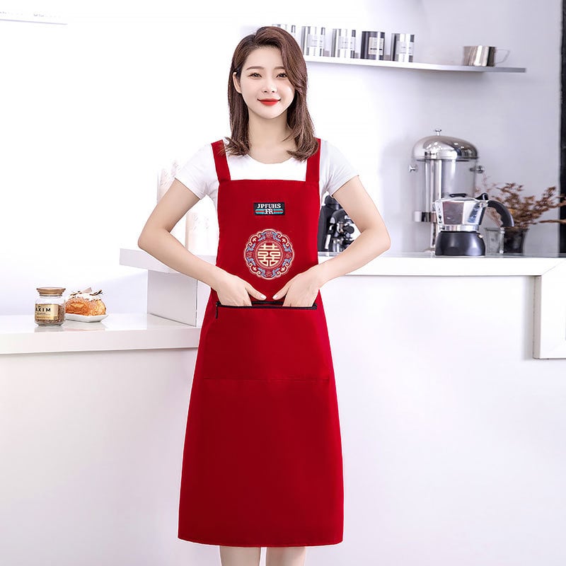 Set șorțuri fără mâneci, impermeabil, anti-murdărie, pentru nunți cu logo personalizat