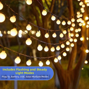 LED топка светлина, Frosted Ball модел, 6000 лм, IP44, живот 10000 часа