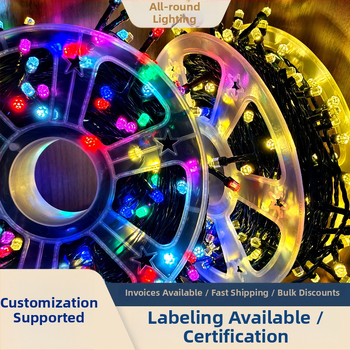 Външни LED соларни стринг светлини, модел BM-4621, 15 LED, соларно захранване, IP44, шестоъгълна форма