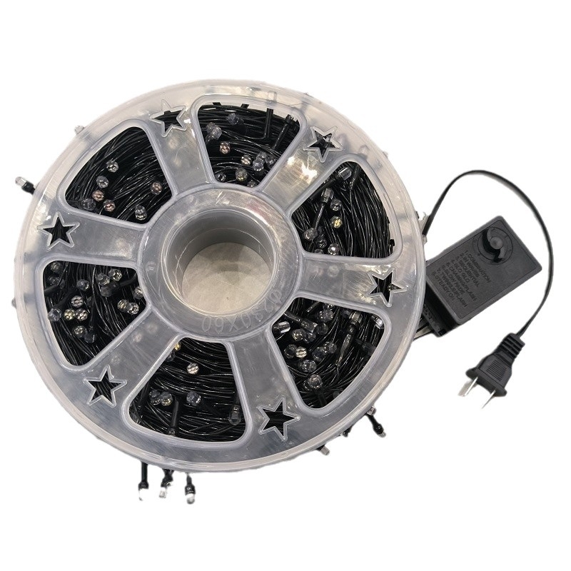 Външни LED соларни стринг светлини, модел BM-4621, 15 LED, соларно захранване, IP44, шестоъгълна форма