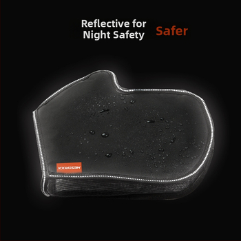 Γάντια ποδηλασίας με προστασία από τον ήλιο, μακριά μανσέτα; Υλικά: Oxford ύφασμα, αλουμινό φιλμ, μαργαριριώδες βαμβάκι; λεπτά; για άσκηση, μετακινήσεις και ποδηλασία