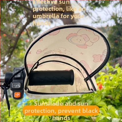 Κάλυμμα γαντιού τιμονιού ηλεκτρικού ποδηλάτου – λεπτό, τεσσάρων εποχών, 3D σχεδίαση, προστασία από ήλιο και νερό, unisex, ενήλικες