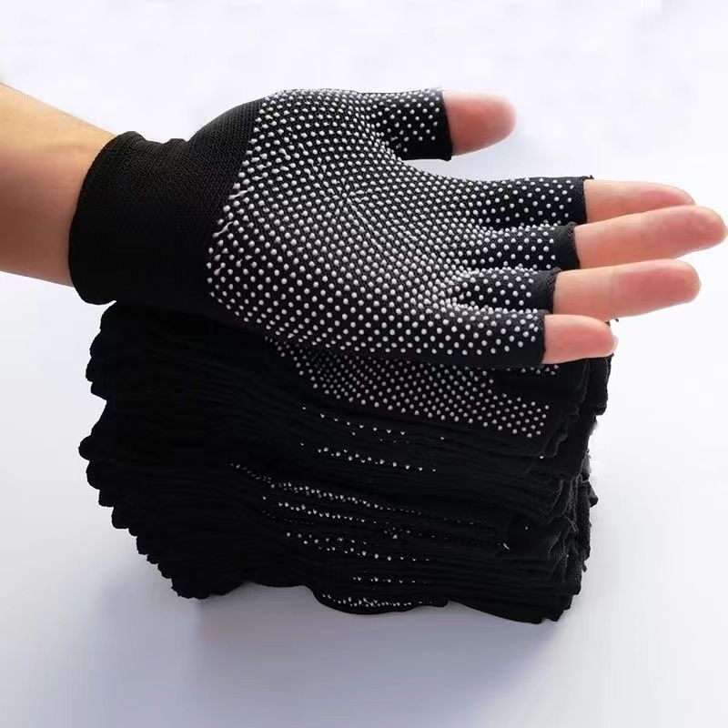Unisex γάντια με μισό δάχτυλο, νάιλον, διαπνέοντα, αντιολισθητικά, προστασία από τον ήλιο, ανθεκτικά, για ψάρεμα, γυμναστική, ποδηλασία, ορειβασία και εργασία
