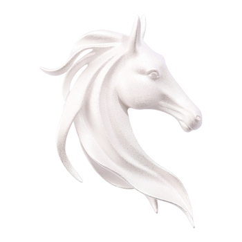 Broșă Le good cu cap de cal - Cupru cu zirconiu, electroplacare, stil lux ușor, accesoriu unisex