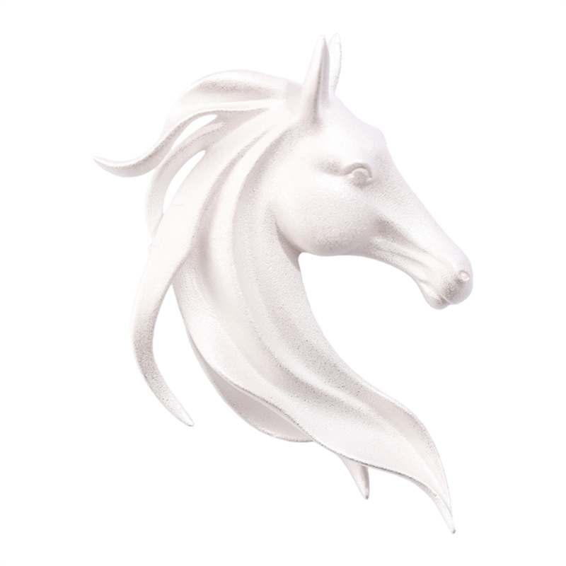 Broșă Le good cu cap de cal - Cupru cu zirconiu, electroplacare, stil lux ușor, accesoriu unisex