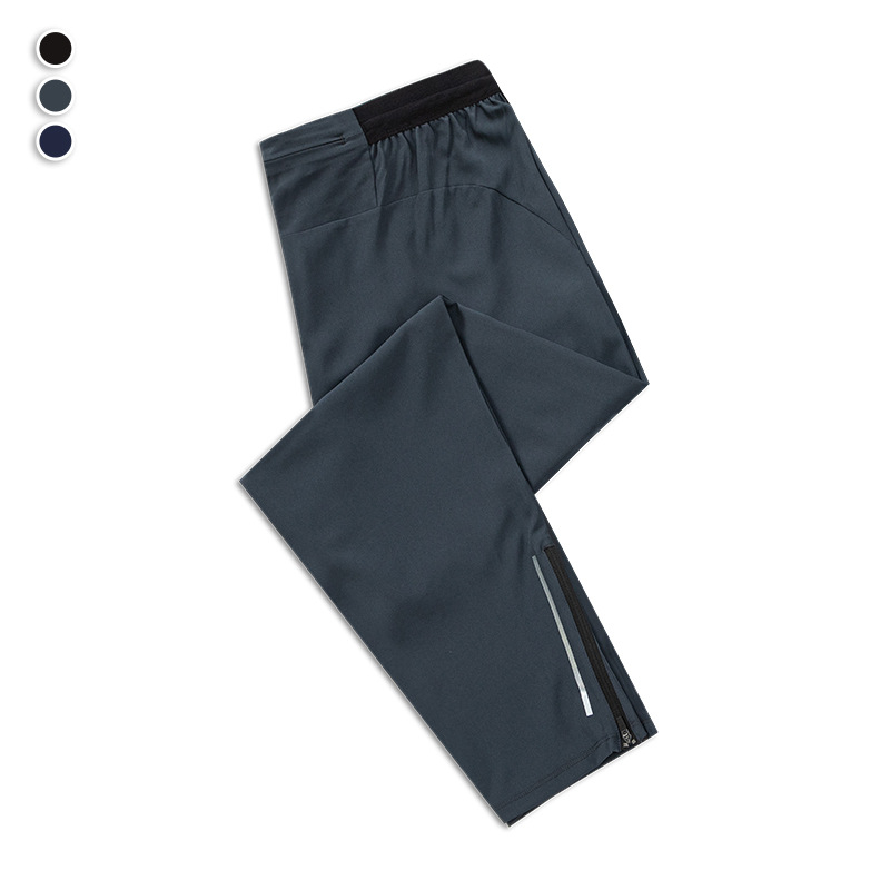 Pantaloni sport pentru bărbați, uscare rapidă, croi lejer, respirabili, talie medie, pentru alergare și antrenament