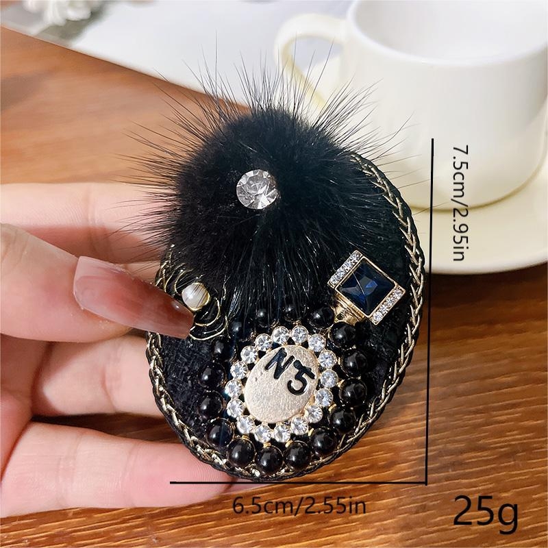 Broš u korejskom stilu, ručno izrađen, mješoviti materijali, dekorativni dodatak, proljeće 2024