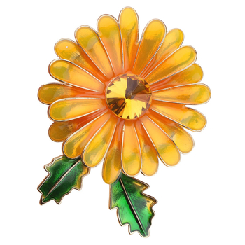 Broš – legura, oblik cvijeta, ženski pastoralni stil, elektroplatiranje, ukras za kaput, dar