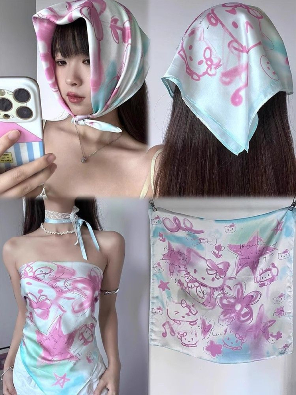Dodaci za šale: četvrtasti šal, bandeau, paisley šal za glavu, ljeto 2025
