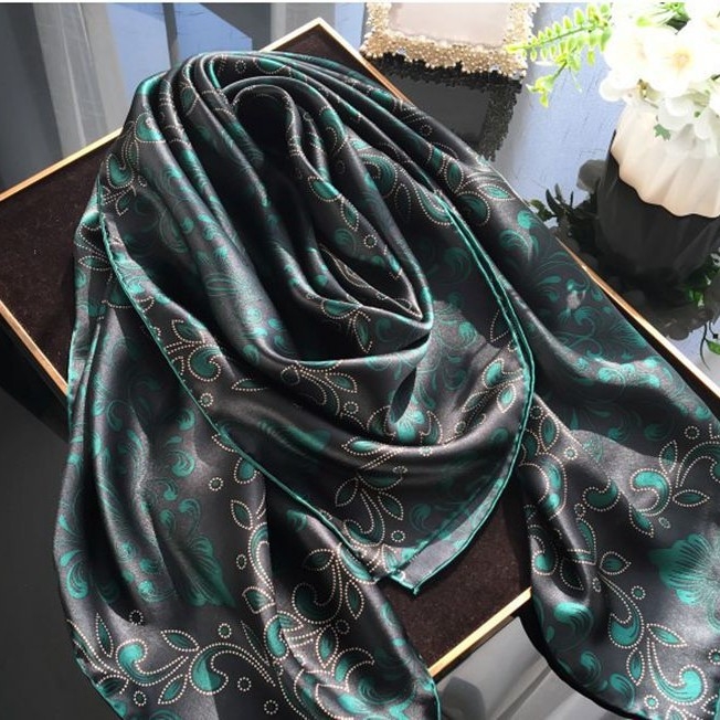 Tick Tick Story svileni četvrtasti šal, Hangzhou podrijetlo, Pogodan za proljeće, ljeto i jesen