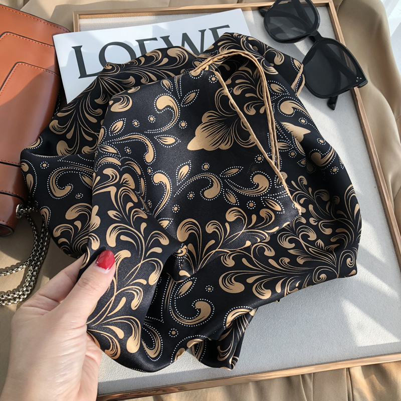 Tick Tick Story svileni četvrtasti šal, Hangzhou podrijetlo, Pogodan za proljeće, ljeto i jesen