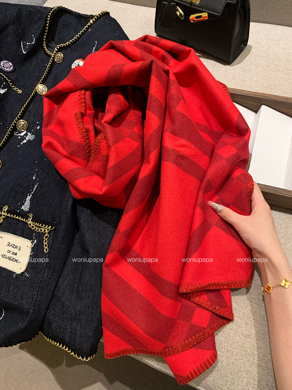  Șal - stil coreean retro carouri pentru femei, toamnă-iarnă, căldură îngroșată, poliester; Categoria: Accesorii pentru fular; Listare: Iarna 2024