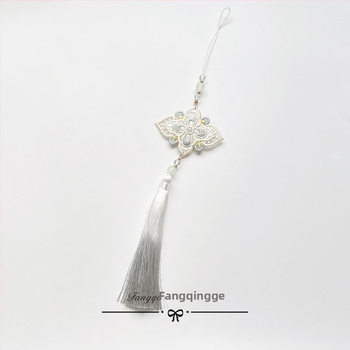 Hanfu jostas dekors ar kulonu, sakausējums, senlaicīgs stils, universāls ģeometrisks dizains, rokdarbs, 2023. gada ziema.