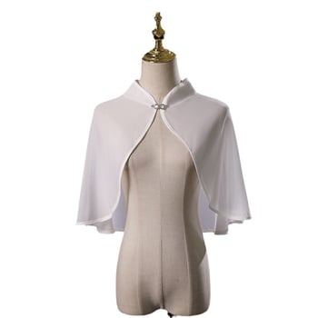 Γυναικείο φουλάρι από chiffon με γιακά στήριξης για νύφη και βραδινά φορέματα, εξωτερική επικάλυψη; κατάλληλο για καλοκαίρι, άνοιξη και φθινόπωρο 2022