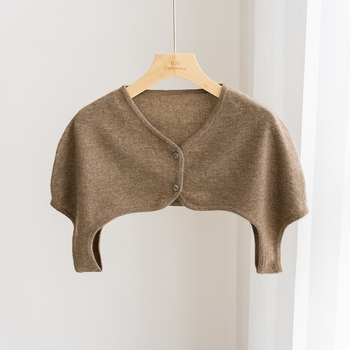 Дамски шал от 100% кашмир — есенно-зимен сезон, жакардова плетка, държи топло