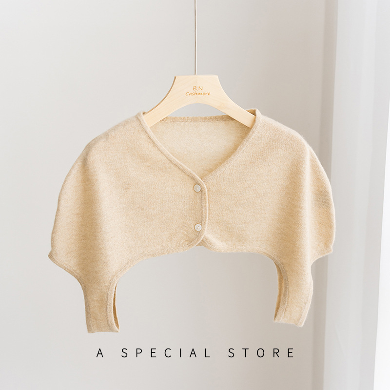 Дамски шал от 100% кашмир — есенно-зимен сезон, жакардова плетка, държи топло