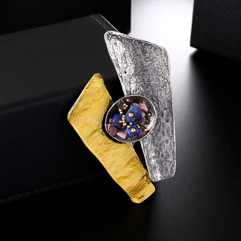 Broš s emajlom kamelije, legura, vintage stil, elektroplatiranje (Materijal: Legura; Oblik: Cvijet; Stil: Vintage; Tehnika: Elektroplatiranje)