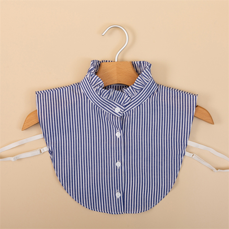 Unisex dirbtinė apykaklė, medvilnė, paprastas stilius, su kaspinu, specialus mašininis apdorojimas