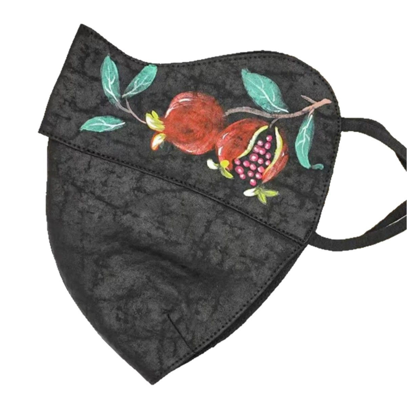 Kaukė su UV apsauga, naujas kinų stilius, dalinai uždengta, šilko audinys, 2025 m. pavasaris