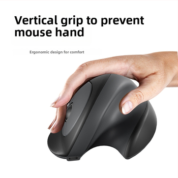 Ergonomiska vertikālā pele - 4 pogas, Bluetooth savienojums, USB-C uzlāde, Modelis 891